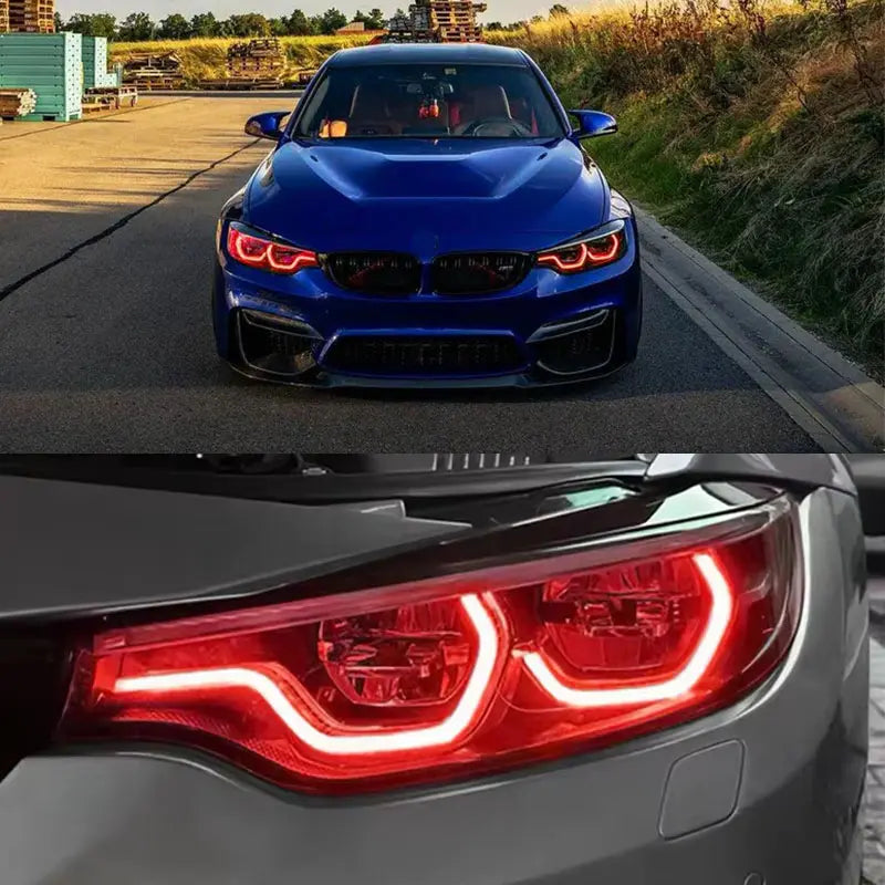 CenCal Motorsport Red DRL LED Module Set for BMW M3 F80 & M4 F82/F83 (2014–2020)