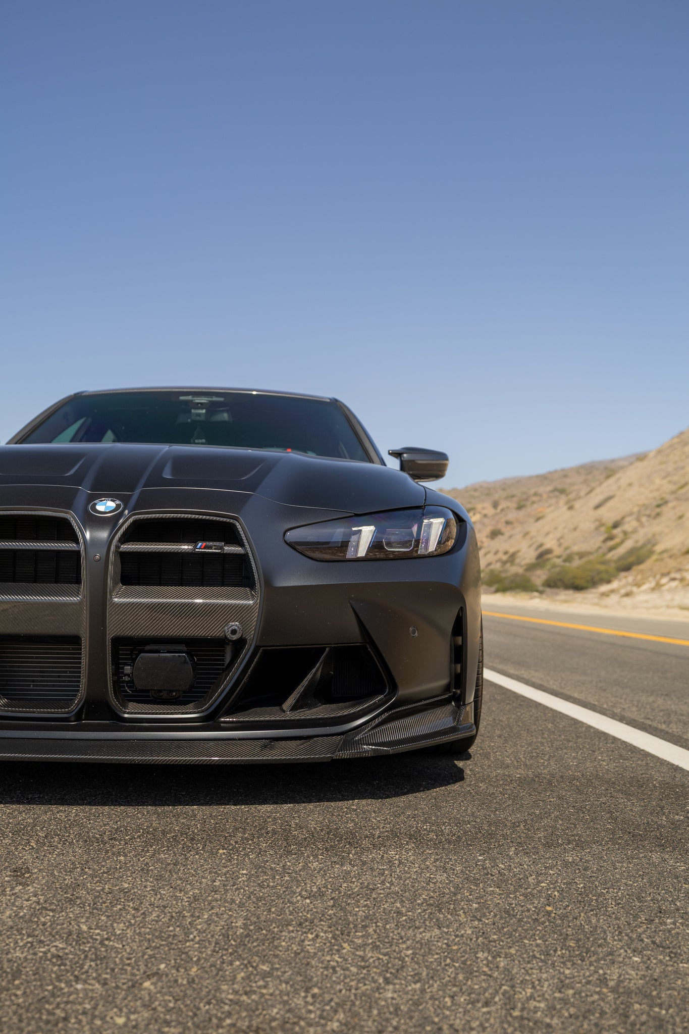 Cen-Cal Motorsport J Style V1 3-Piece Carbon Fiber Front Lip