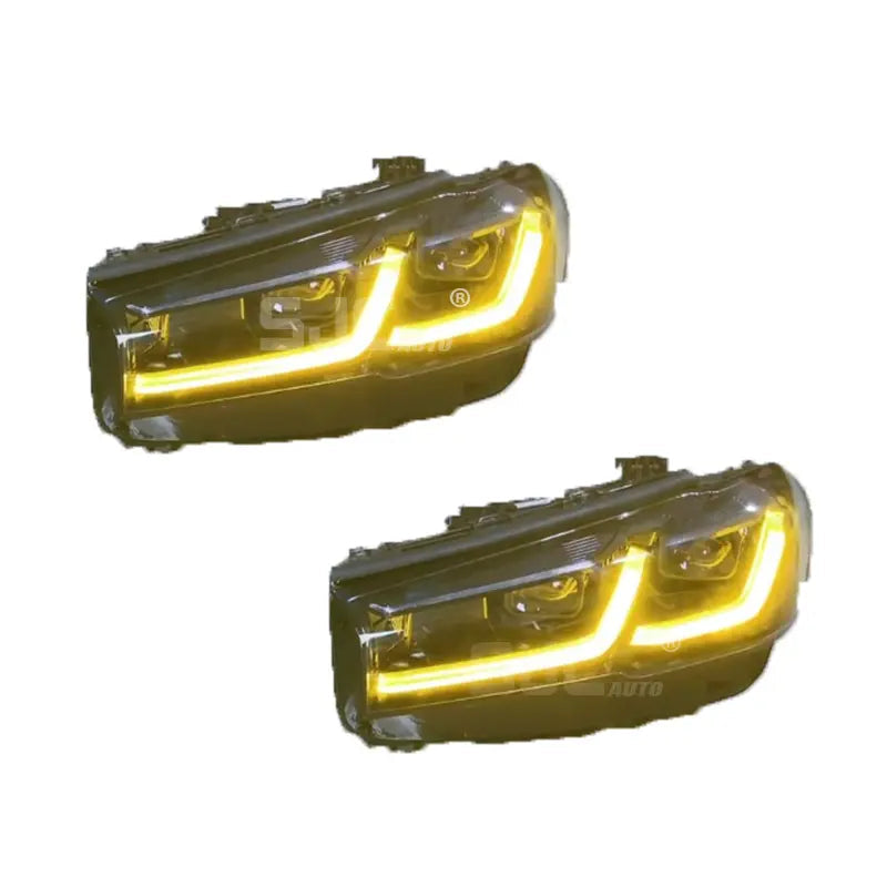 CenCal Motorsport Black Eyebrow Laser Headlights for BMW 5 Series G30/G38 (2021–2023)