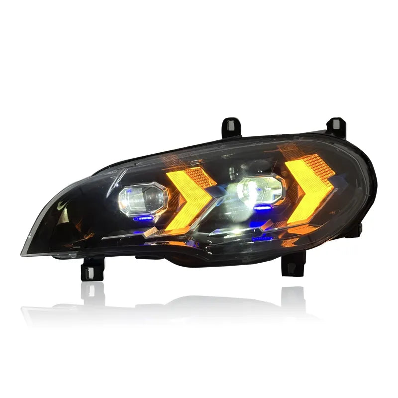 CenCal Motorsport Laser-Style LED Headlights for BMW X5 E70 (2007–2013)