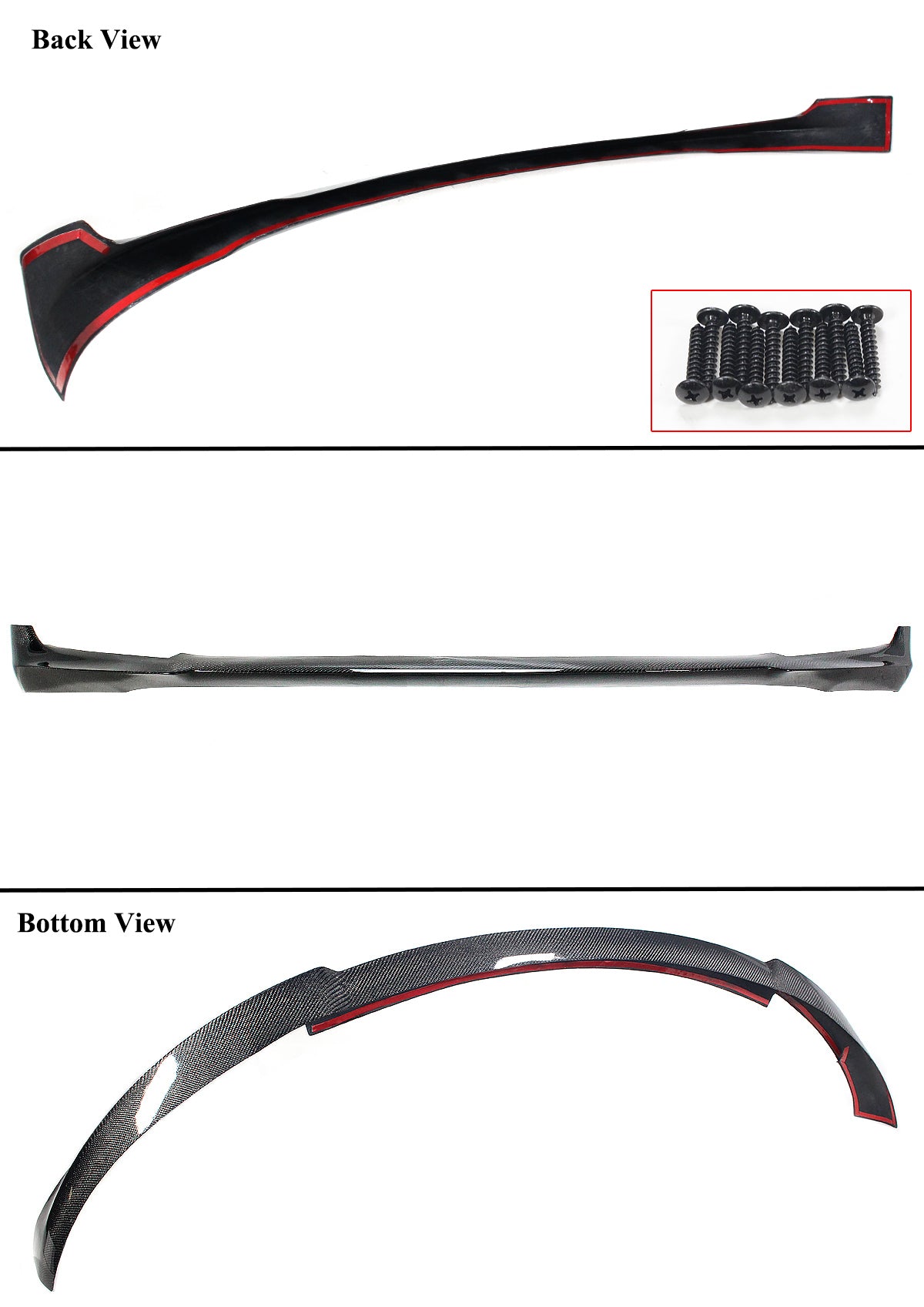 Tesla Model 3 - P Style Carbon Fiber 1PC Front Lip