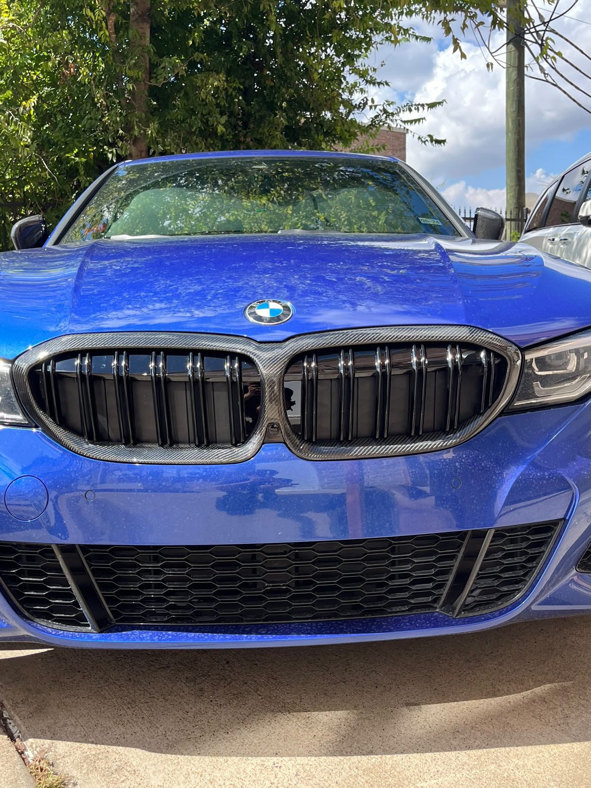 G20 Carbon Fiber Front Grill Replacement (pre lci)