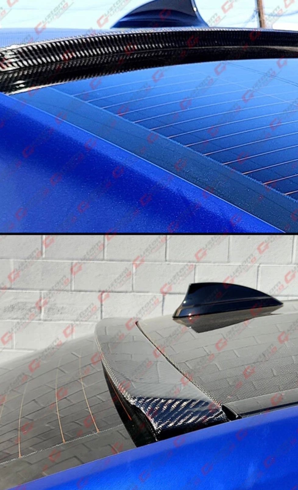 F90 M5/G30 5 Series Carbon Fiber R Style Roof Spoiler