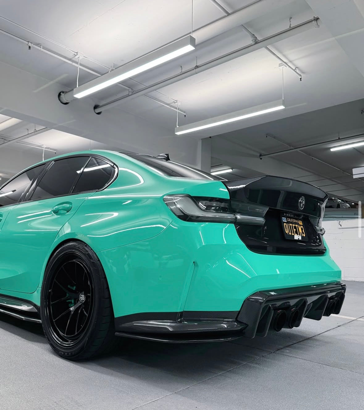 G80 M3 - Carbon Fiber Rear Bumper Extensions