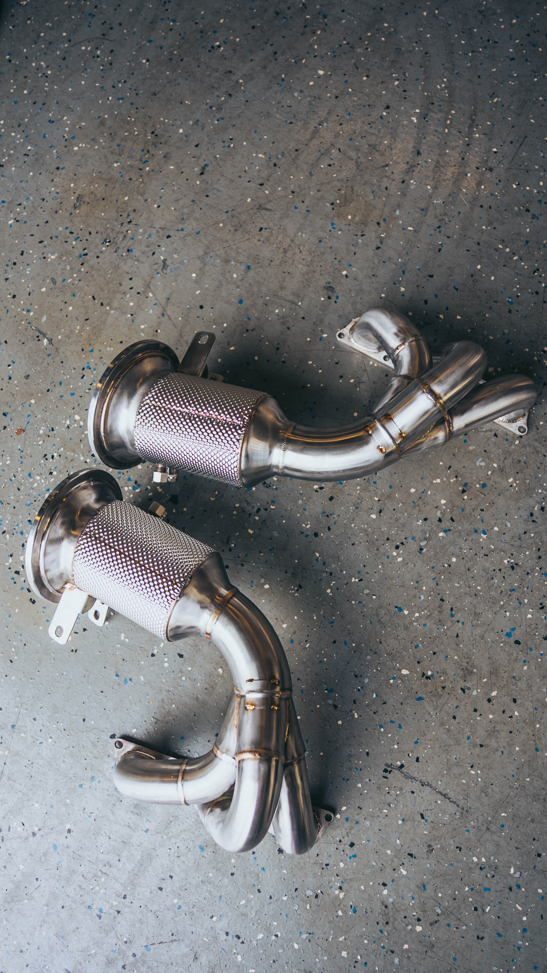 High-Flow Race Headers – Porsche 992 GT3 / GT3 RS (T304 Stainless Steel)