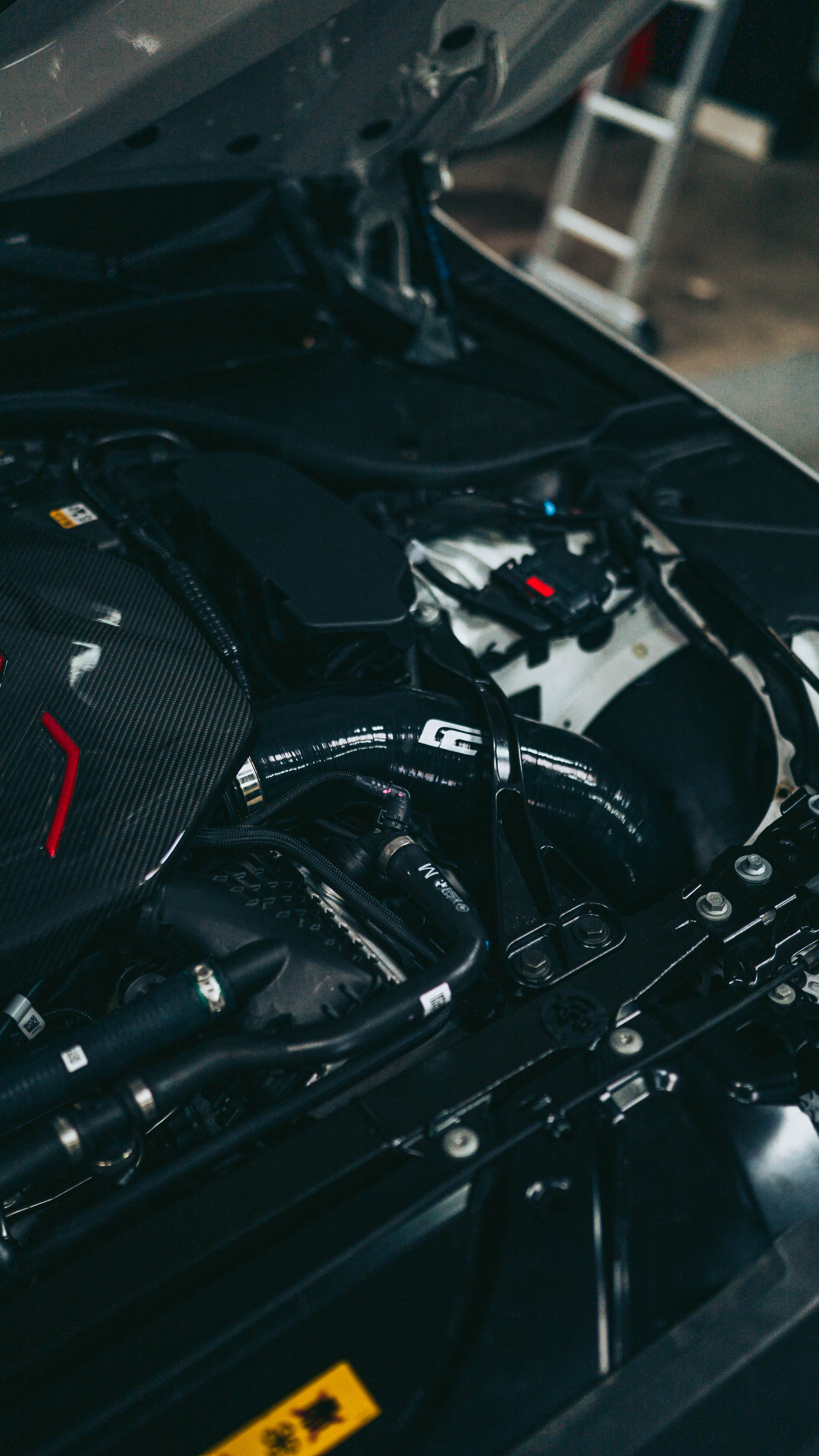 G90 M5/G99 M5 Silicone Front Mount Intakes S68 - CENCALMOTORSPORT