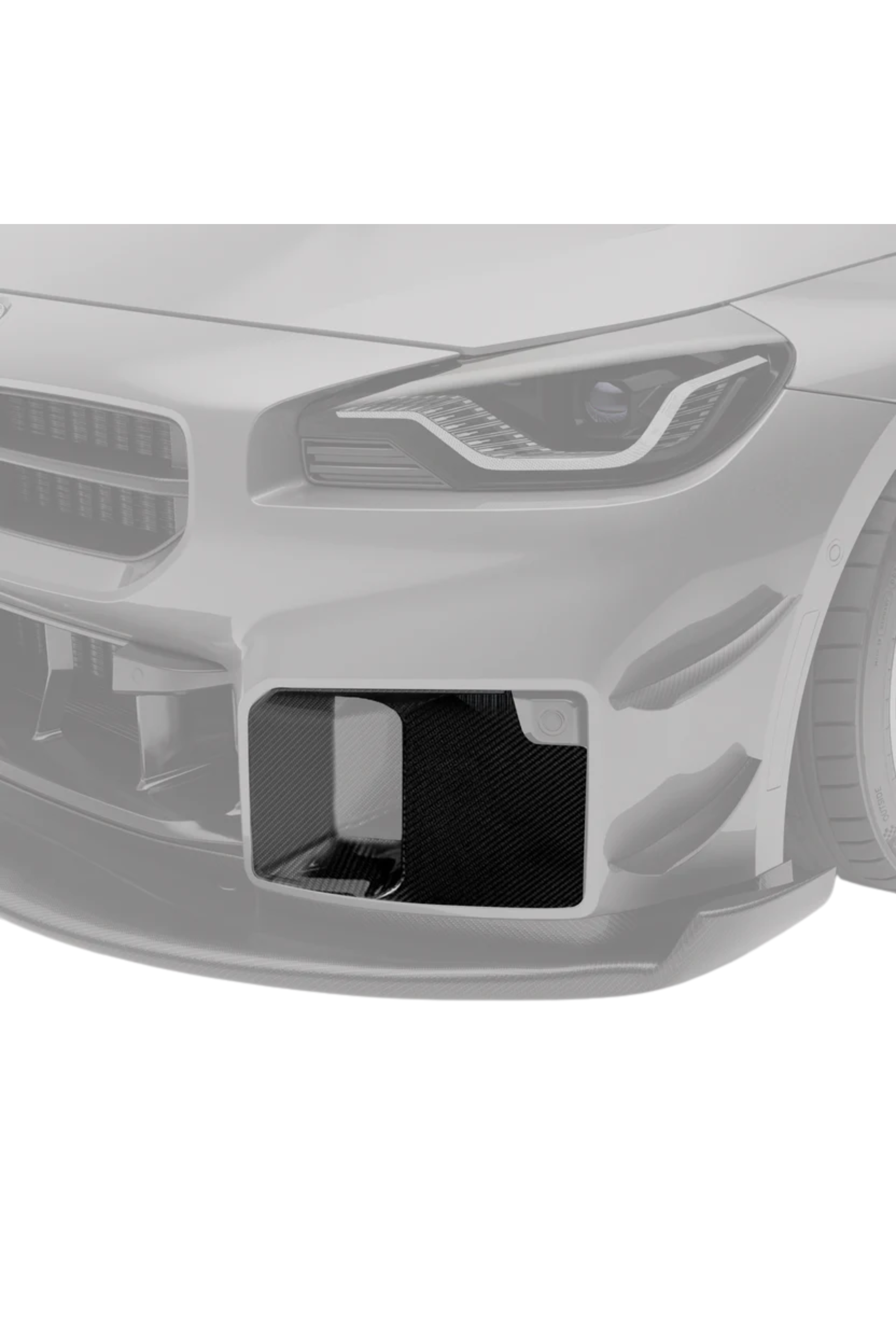 Revozport G87 M2 Carbon Fiber Front Block Off Ducts - Race Division