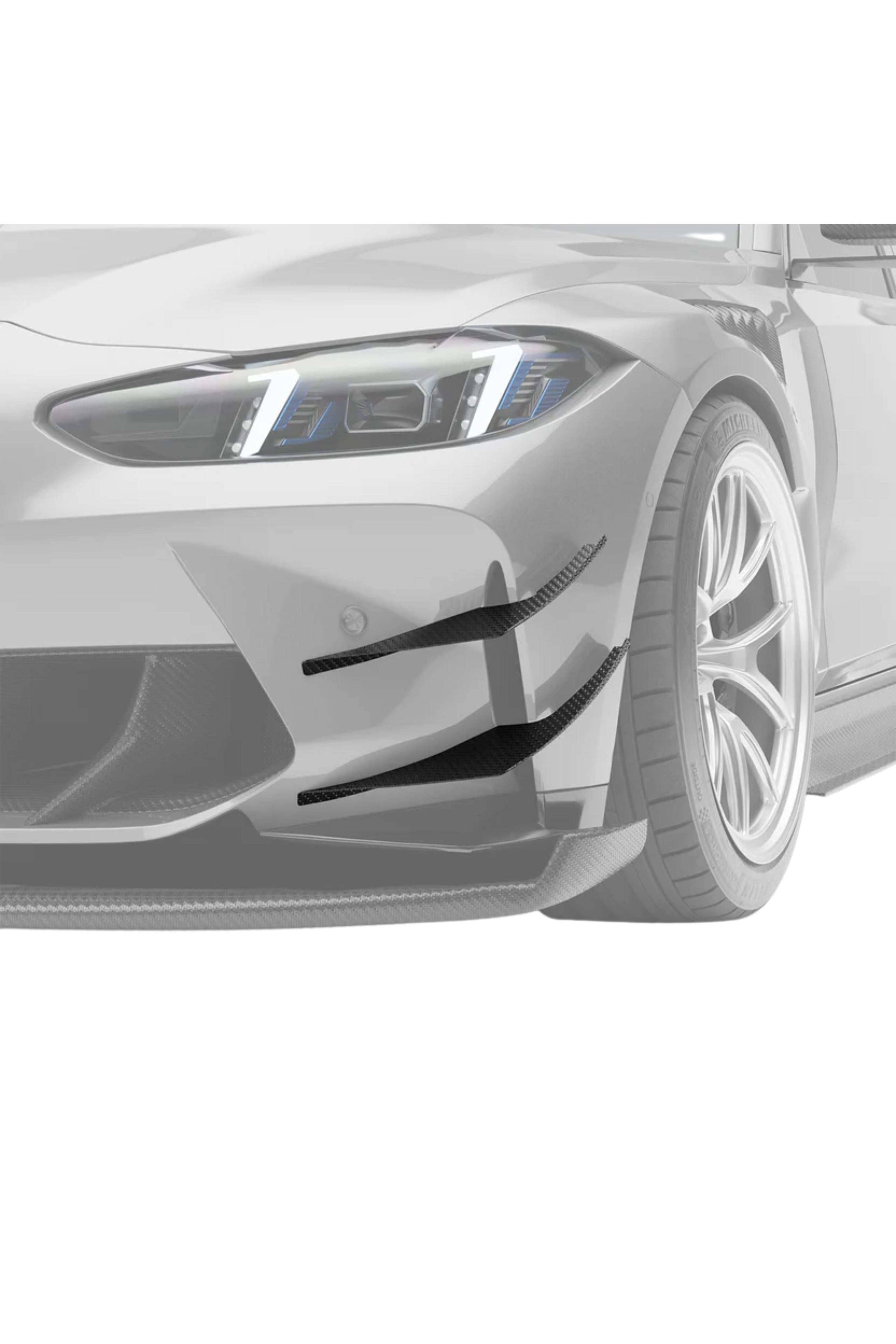 Revozport G8X M3/M4 Carbon Fiber Race Front Canards - G80/G82/G83