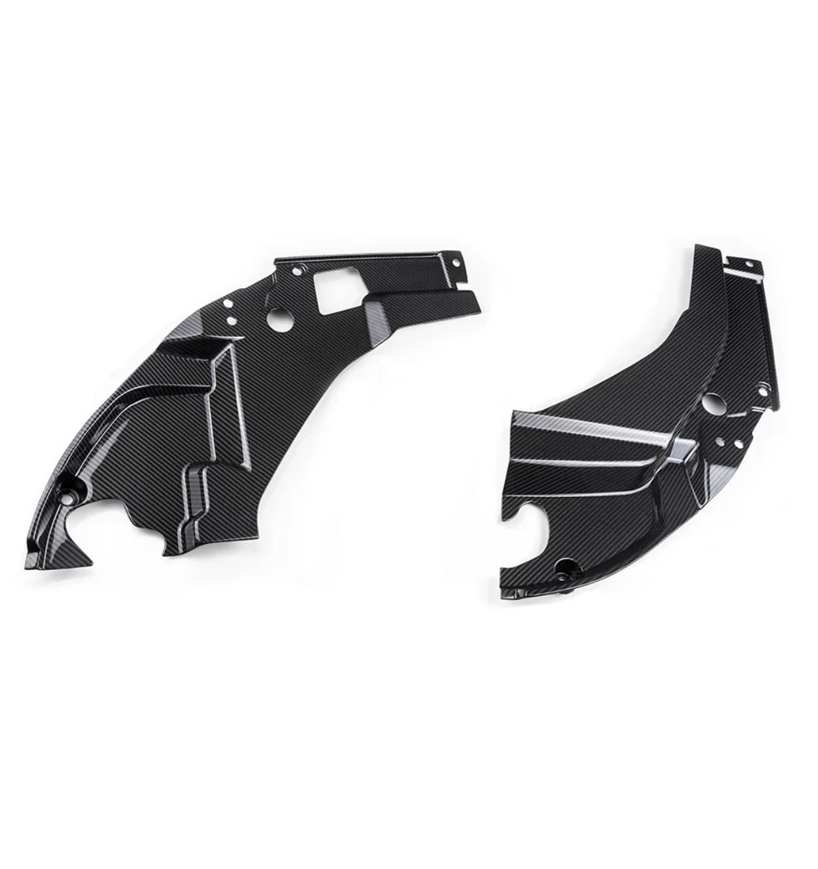 G87 M2 Carbon Fiber Engine Bay Shrouds