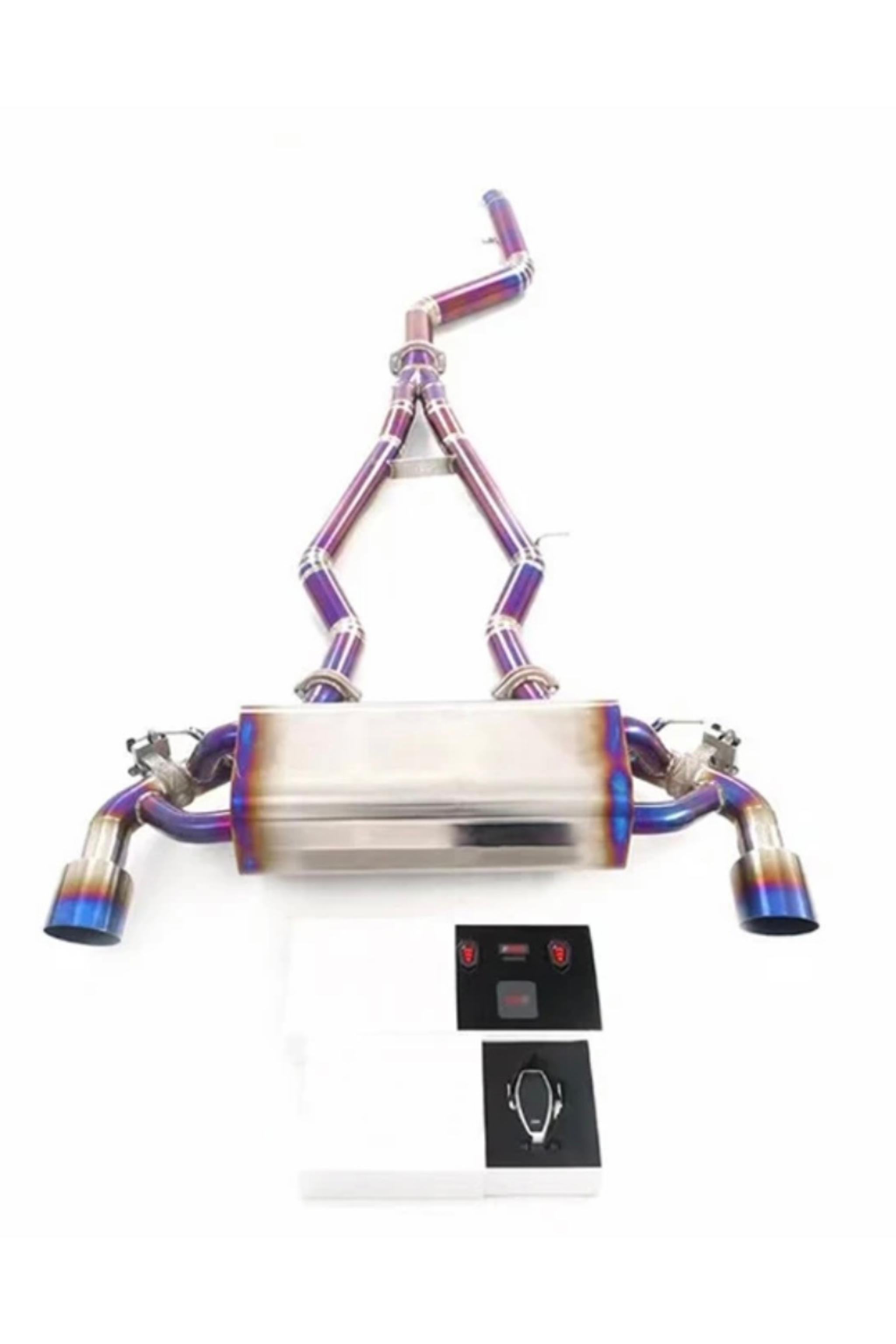 Supra A90/A91 Cen-Cal Valved Catback Exhaust (Titanium)