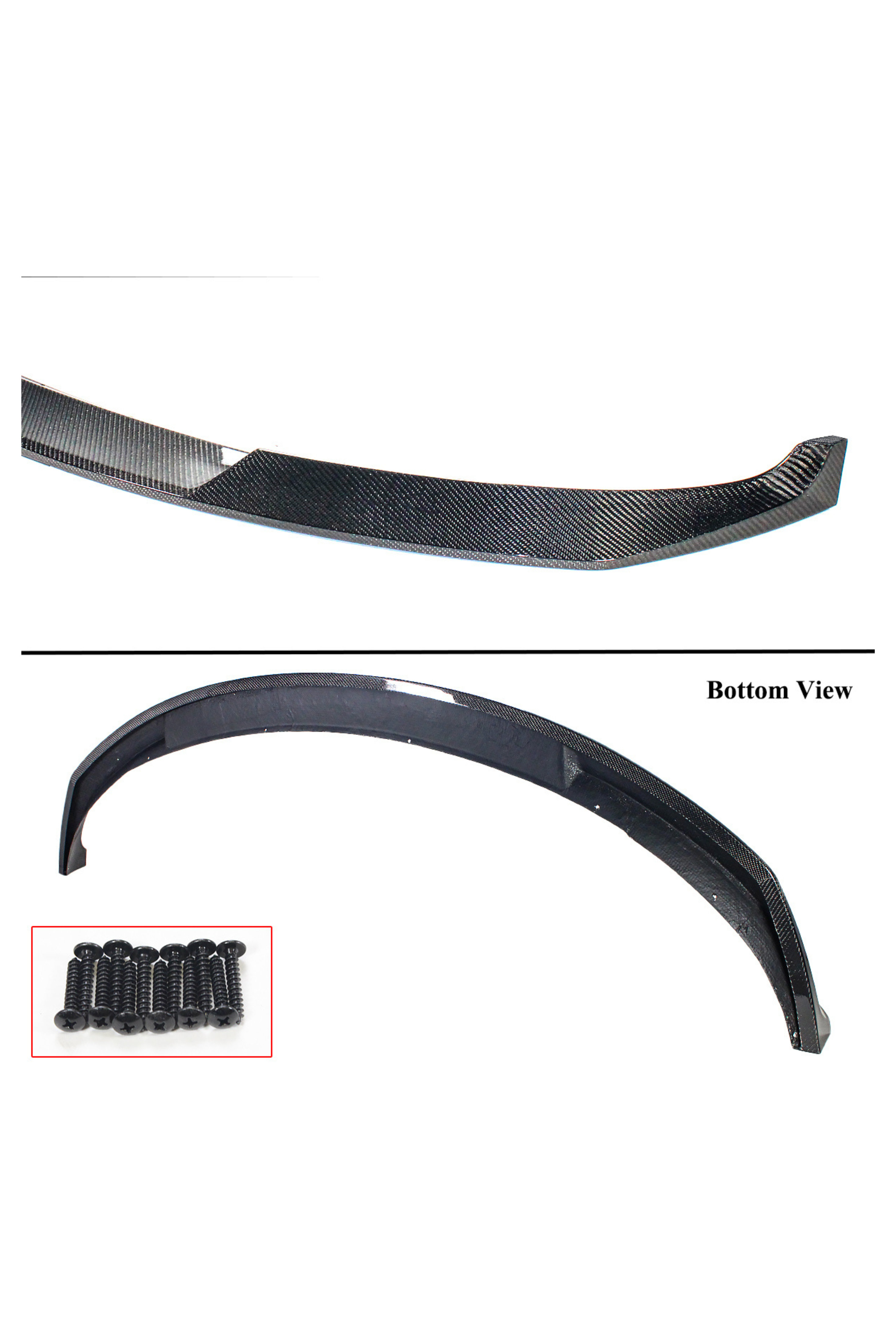Tesla Model 3 - J Style Carbon Fiber Front Lip