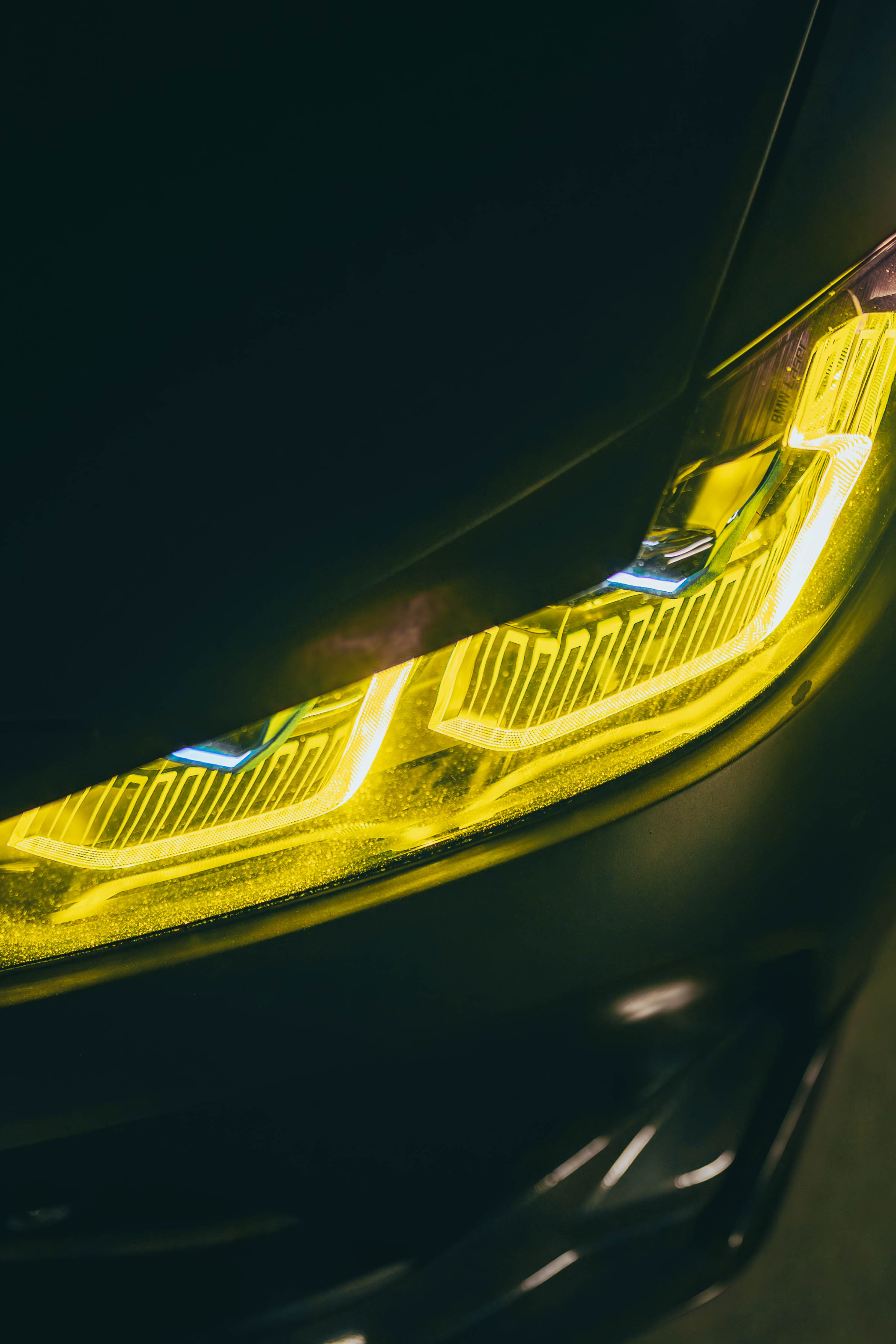 Yellow CSL DRL Headlight Module / G80 M3 / G82/G83 M4