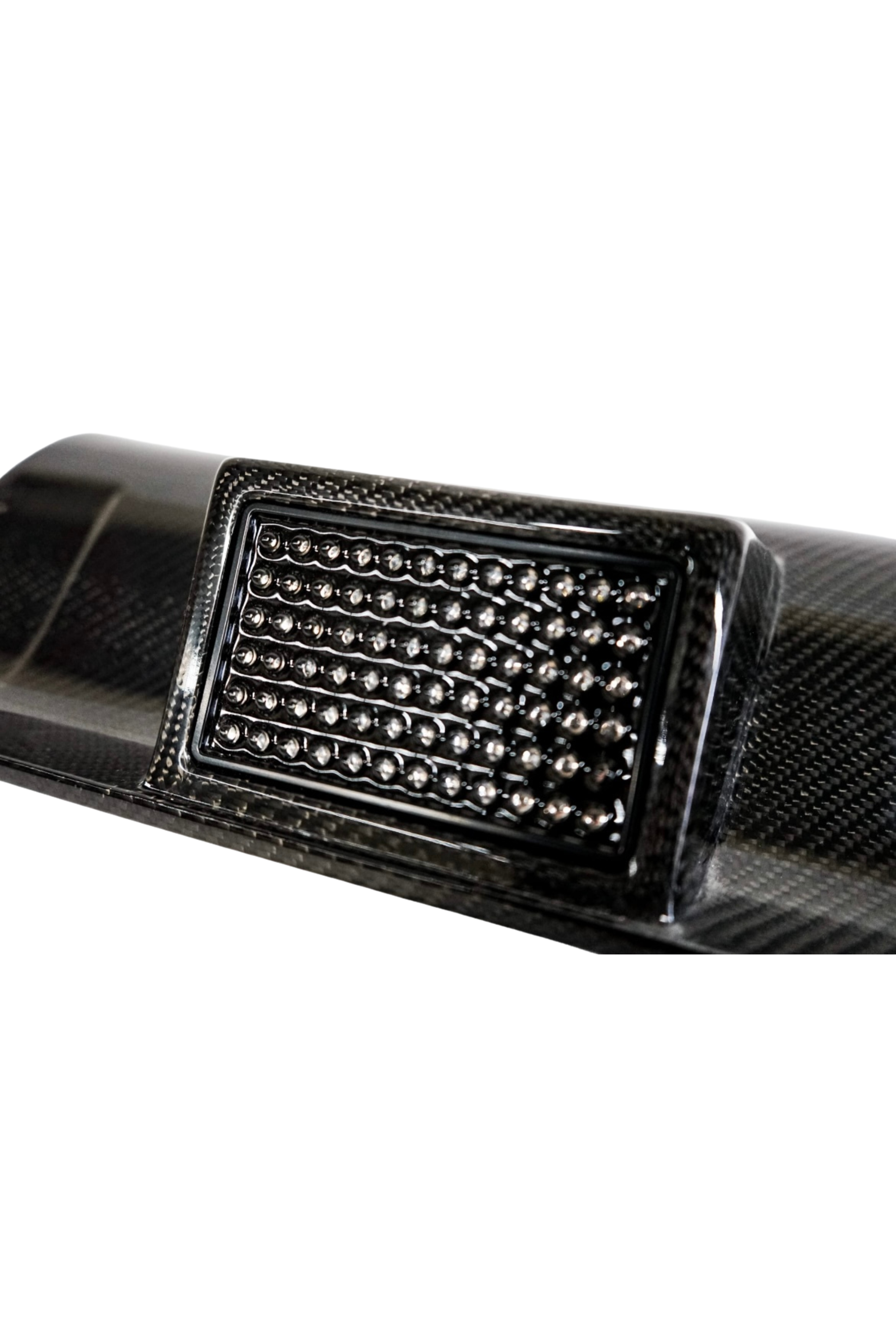 4-Piece Carbon Fiber Rear Diffuser with LED Brake Light for BMW F80 M3 / F82