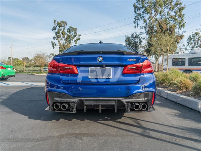 BMW F90 M5 RWS Carbon Fiber Rear Diffuser