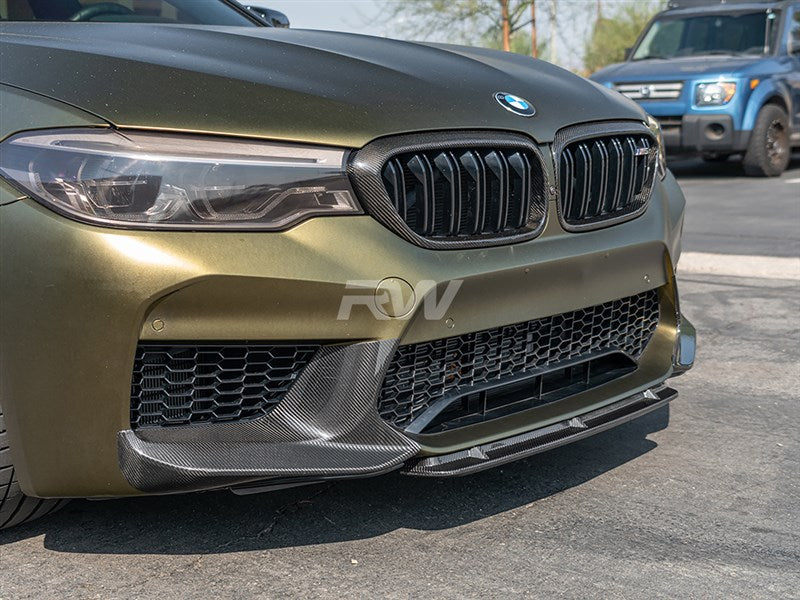 BMW F90 M5 Carbon Fiber Center Front Lip Spoiler