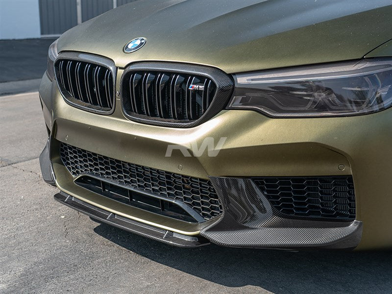 BMW F90 M5 Carbon Fiber Center Front Lip Spoiler