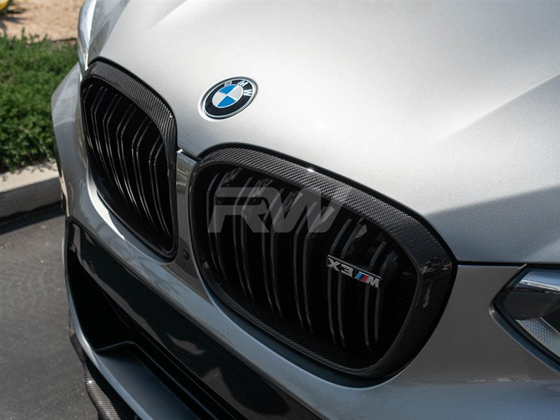 BMW F97 X3M & F98 X4M Carbon Fiber Grille Surrounds