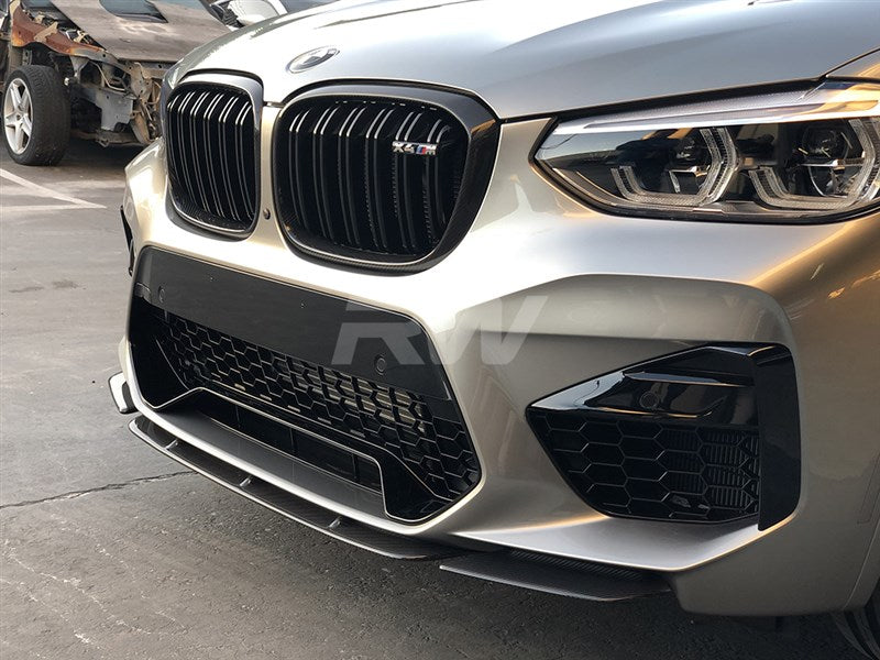 BMW F97 X3M & F98 X4M Carbon Fiber Front Lip Spoiler