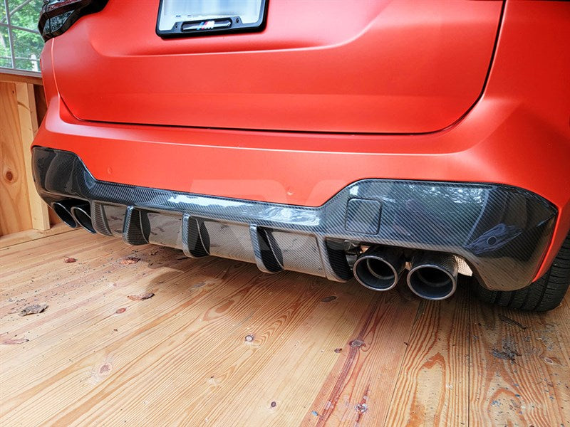 BMW F97 X3M LCI Carbon Fiber DTM Diffuser