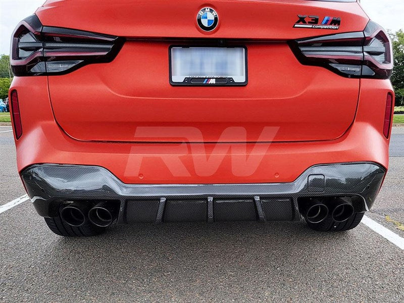 BMW F97 X3M LCI Carbon Fiber DTM Diffuser