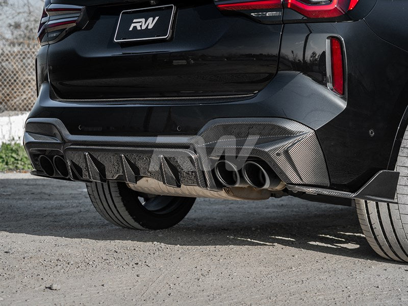 BMW F97 X3M LCI Carbon Fiber Diffuser