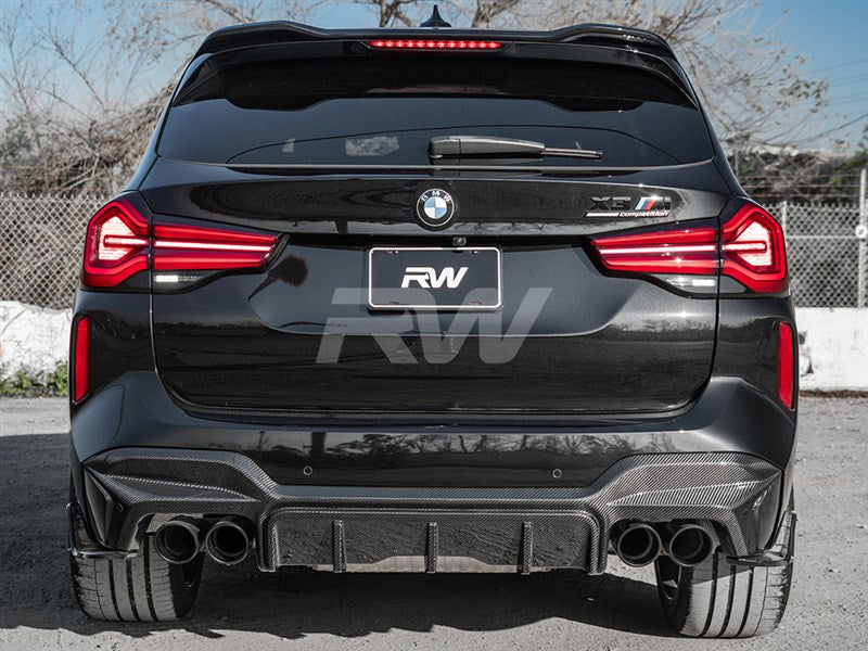 BMW F97 X3M LCI Carbon Fiber Diffuser