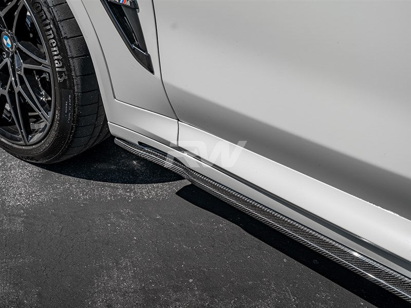 BMW G01 G02 F97 F98 RWS CF Side Skirt Extensions