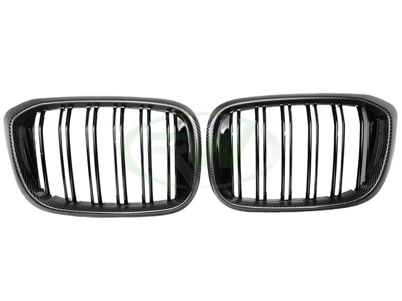 BMW G01 G02 F97 F98 Dual Slat Carbon Fiber Grilles | Pre-LCI | 2018–2021