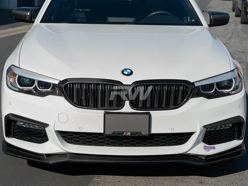 BMW G30 EC Style Carbon Fiber Front Lip Spoiler