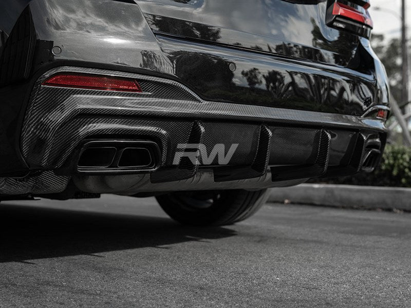 BMW G30 5-Series LCI RWS Carbon Fiber Diffuser