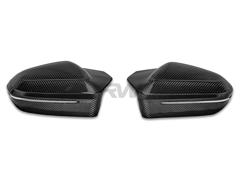 BMW G60 G70 M Styled CF Mirror Cap Replacements