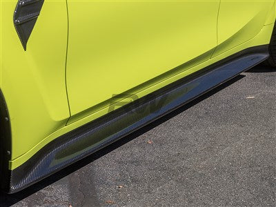 BMW G80 M3 3D Style Carbon Fiber Side Skirts