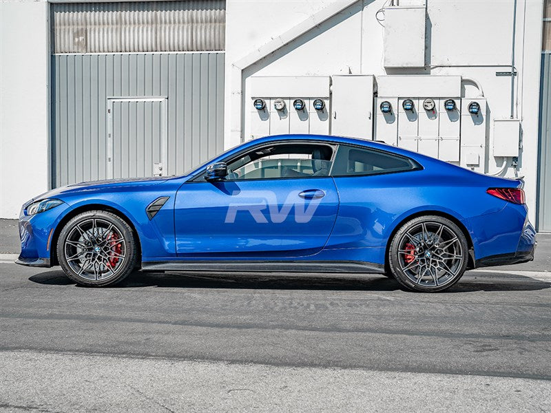 BMW G82/G83 M4 3D Style Carbon Fiber Side Skirts