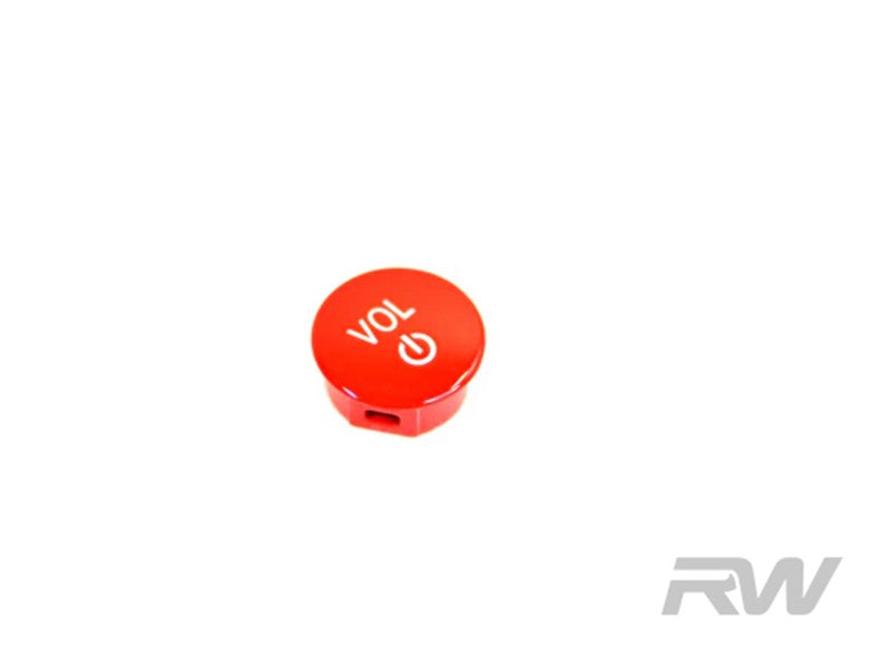 BMW Red Audio Volume Button