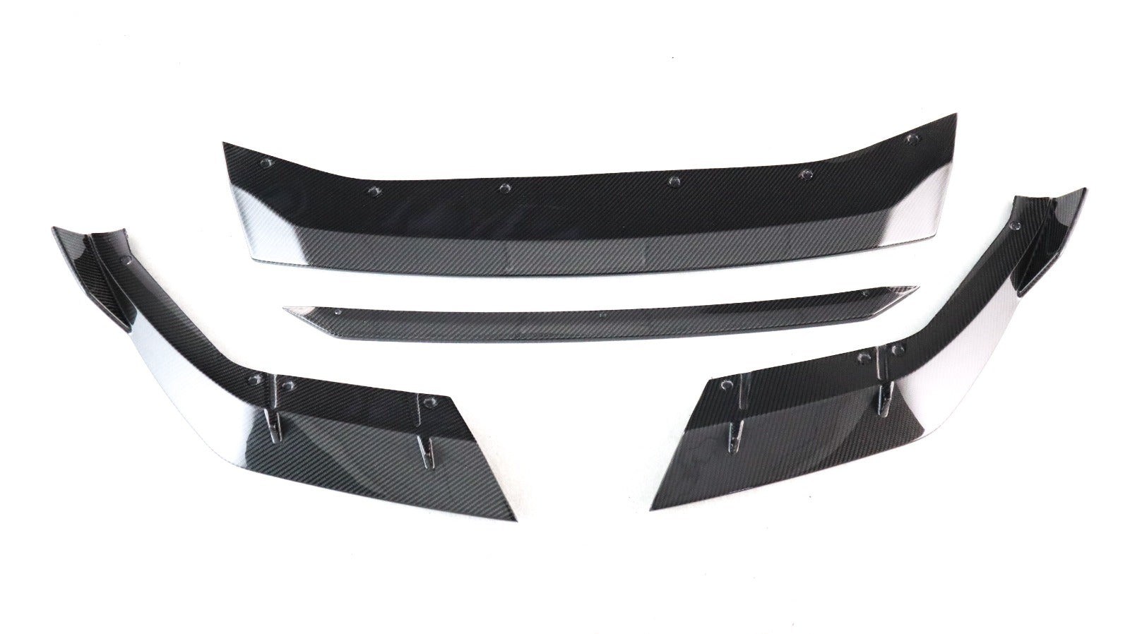 BMW F90 M5 LCI (2021+) R Style 4-Piece Carbon Fiber Front Lip