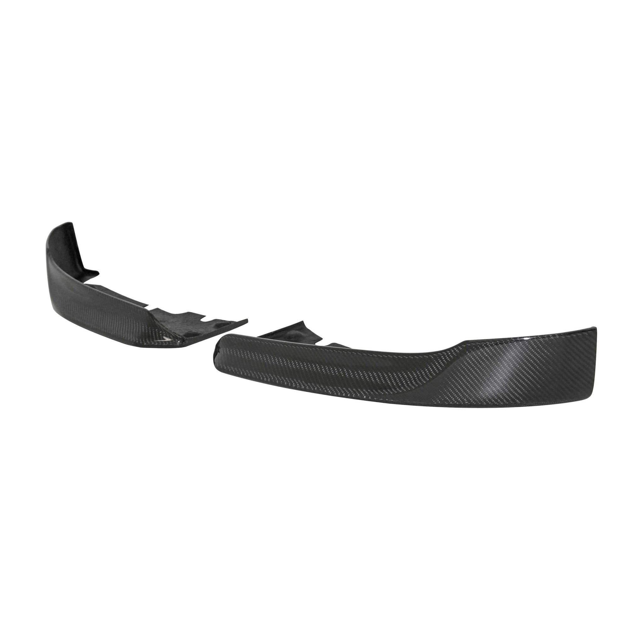 TR-Style Carbon Fiber Front Lip Spoiler for BMW E92 Coupe (2007-2010)