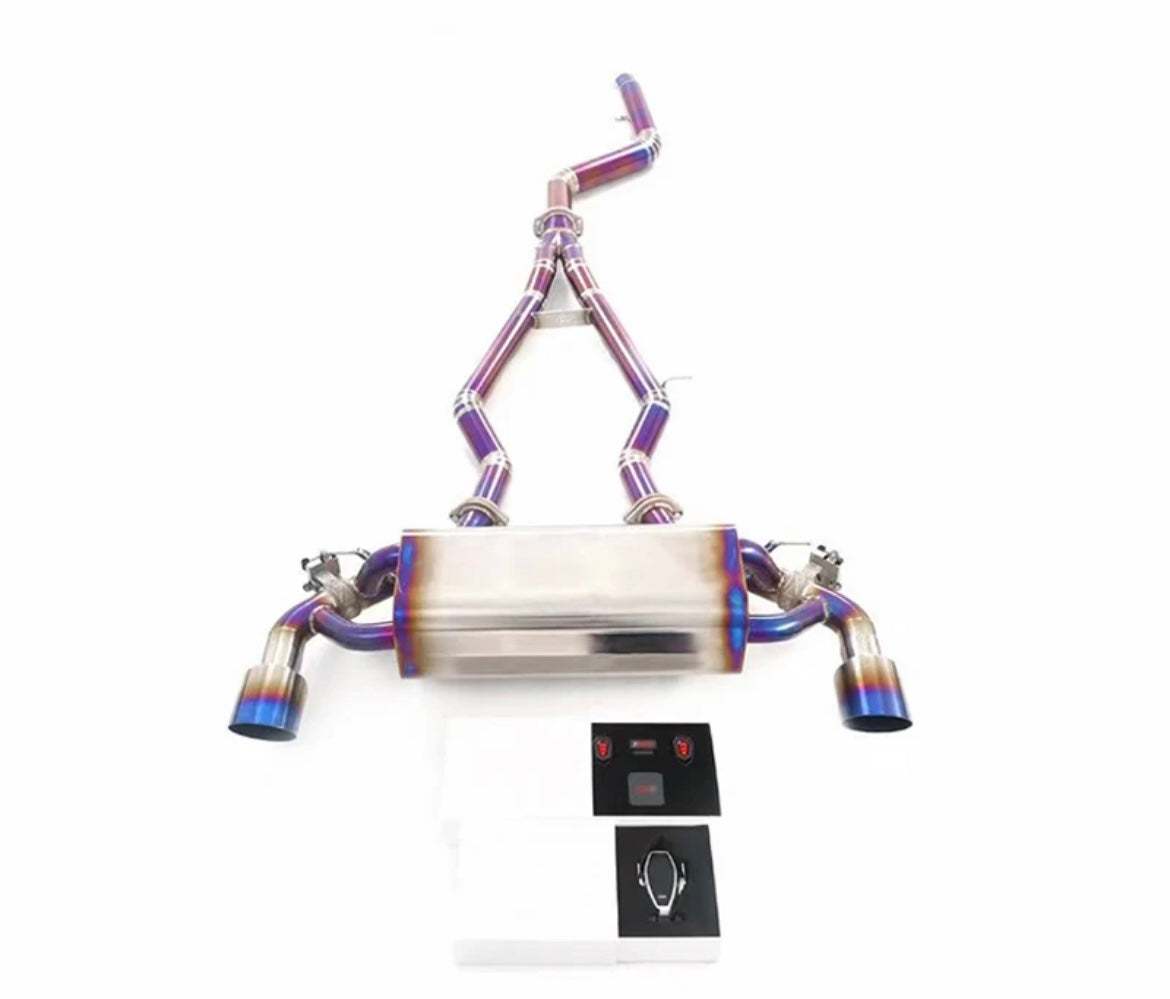 Supra A90/A91 Cen-Cal Valved Catback Exhaust (Titanium)