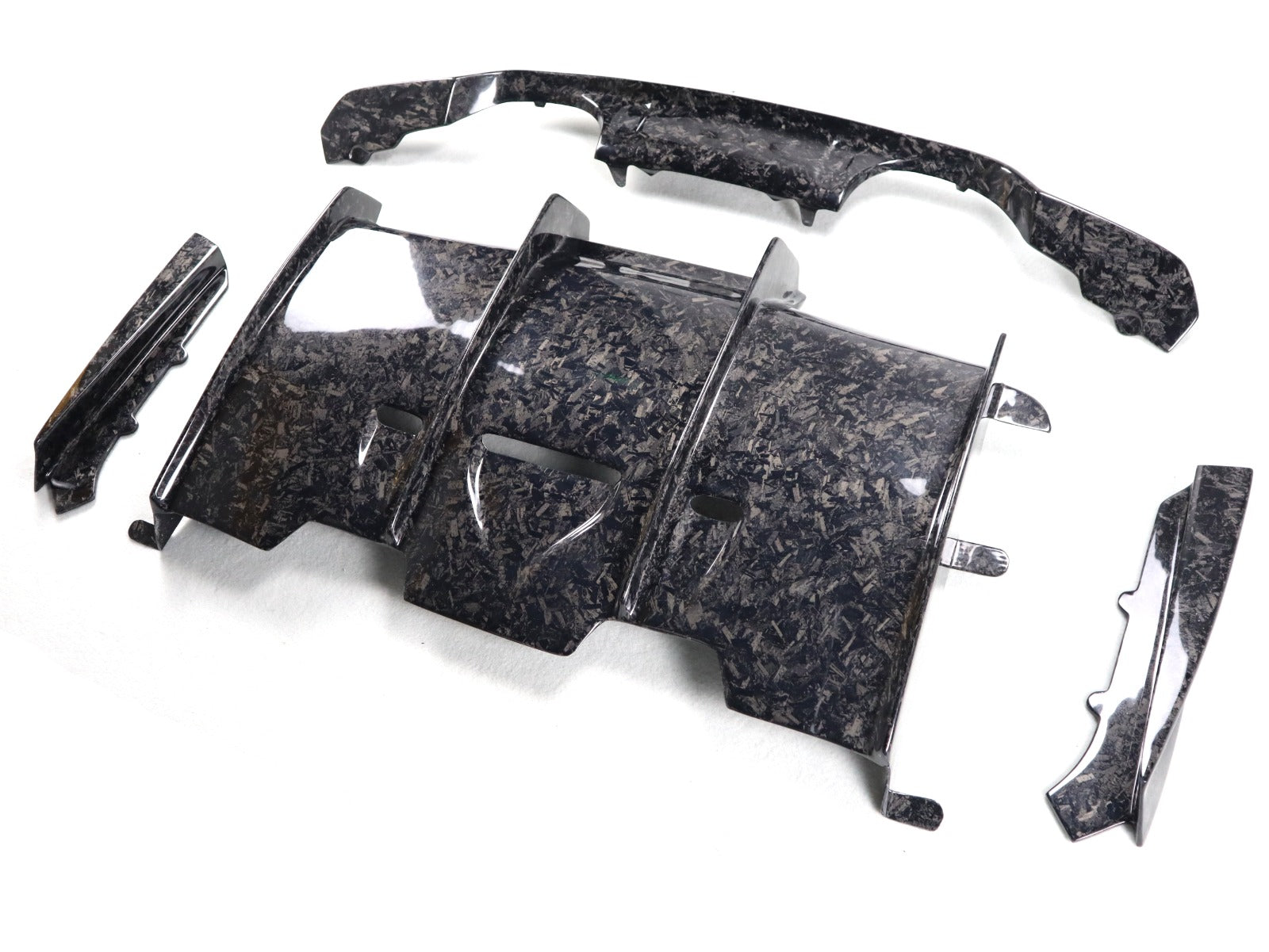 F8X Forged Carbon Fiber PSM 4PC Diffuser