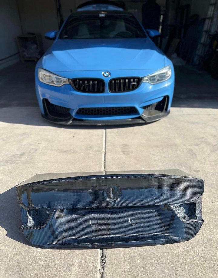 BMW F82 M4 (2015-2020) OEM-Style Carbon Fiber Trunk Lid