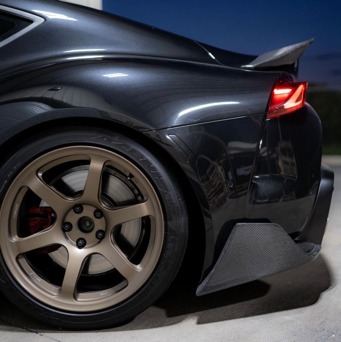 A90/A91 SUPRA MK5 CARBON FIBER REAR SPLATS