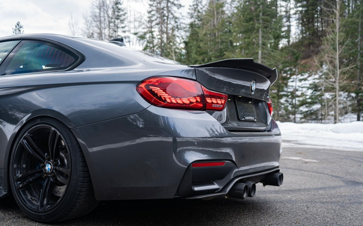 F82 M4 Carbon Fiber High Kick PSM Spoiler