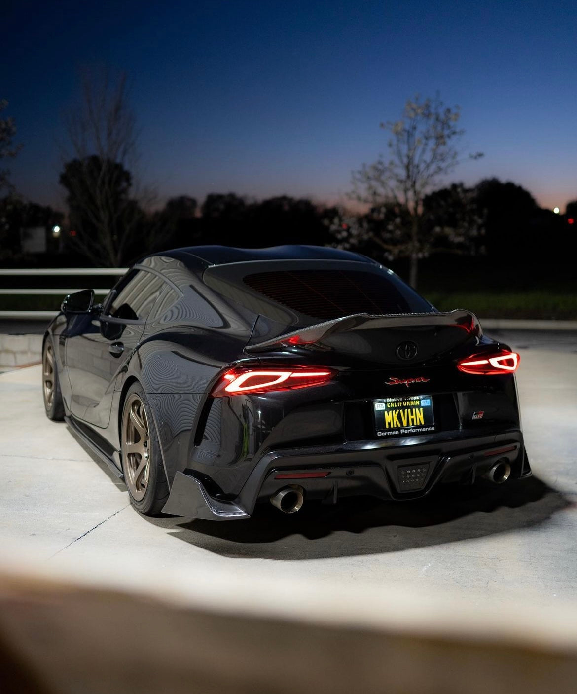 A90/A91 SUPRA MK5 CARBON FIBER REAR SPLATS