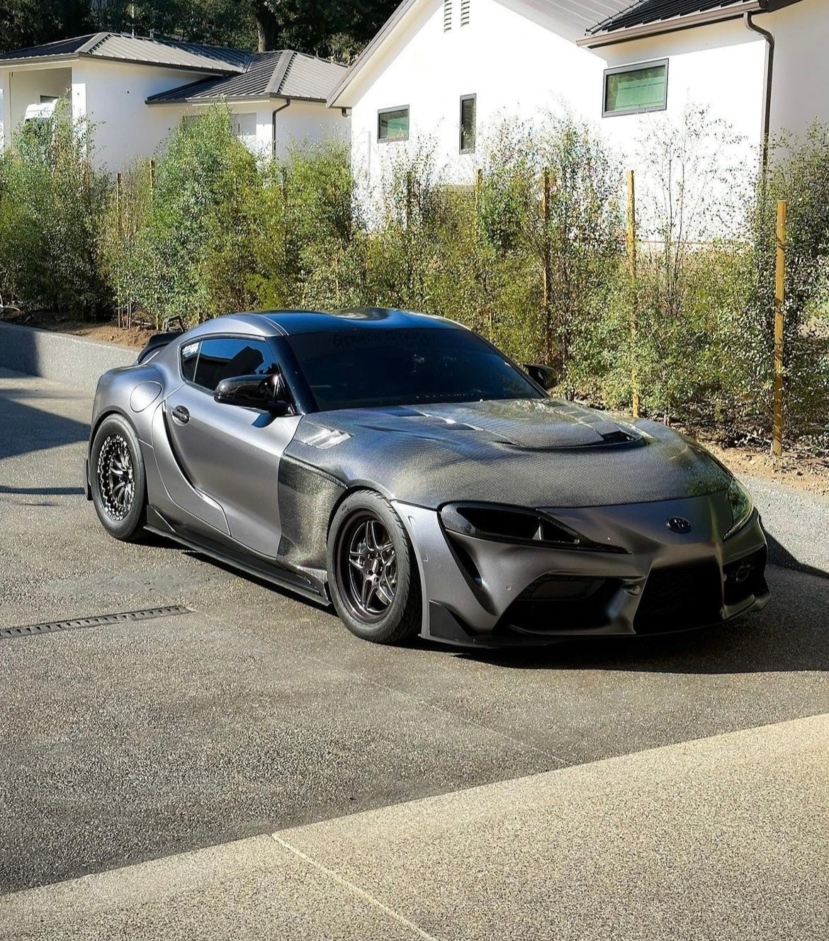 VR Style Carbon Fiber Hood VRS for Toyota Supra A90/A91