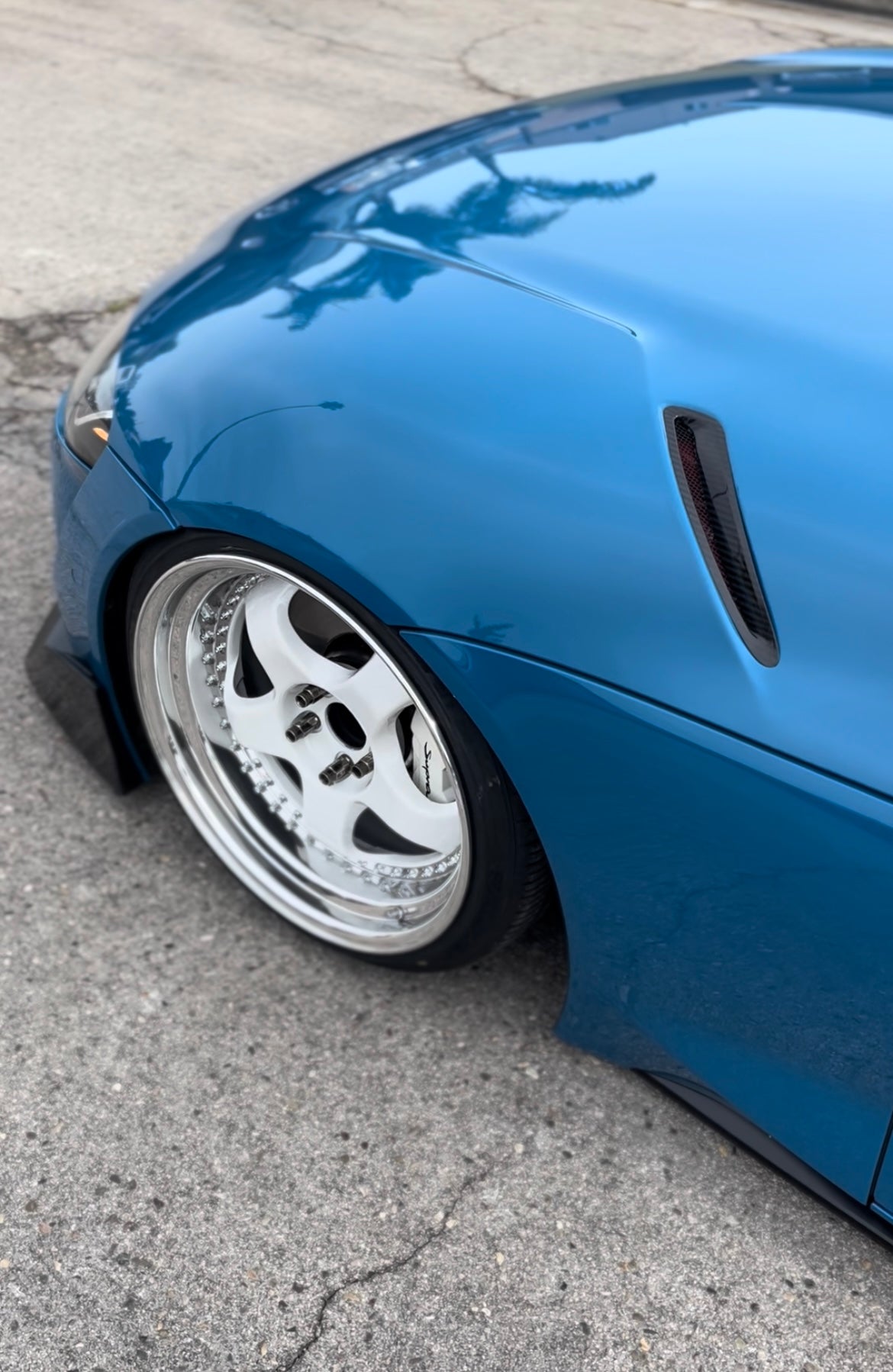 A90/A91 SUPRA CARBON FIBER HOOD VENT COVER