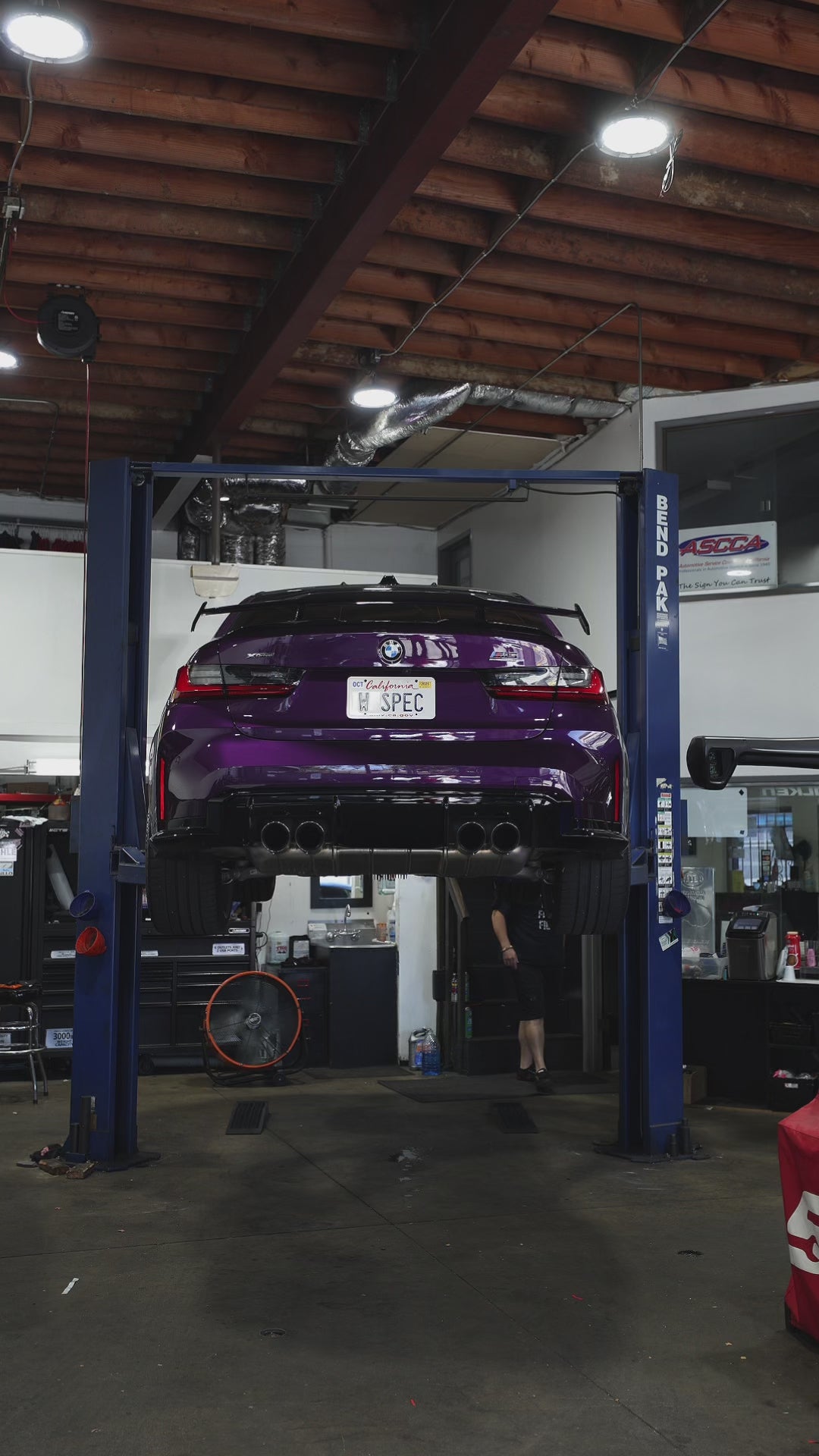 BMW G8X M3/M4 Carbon Fiber PSM Diffuser Undertray Kit 9 Pieces - G80 M3/ G82 G83 M4