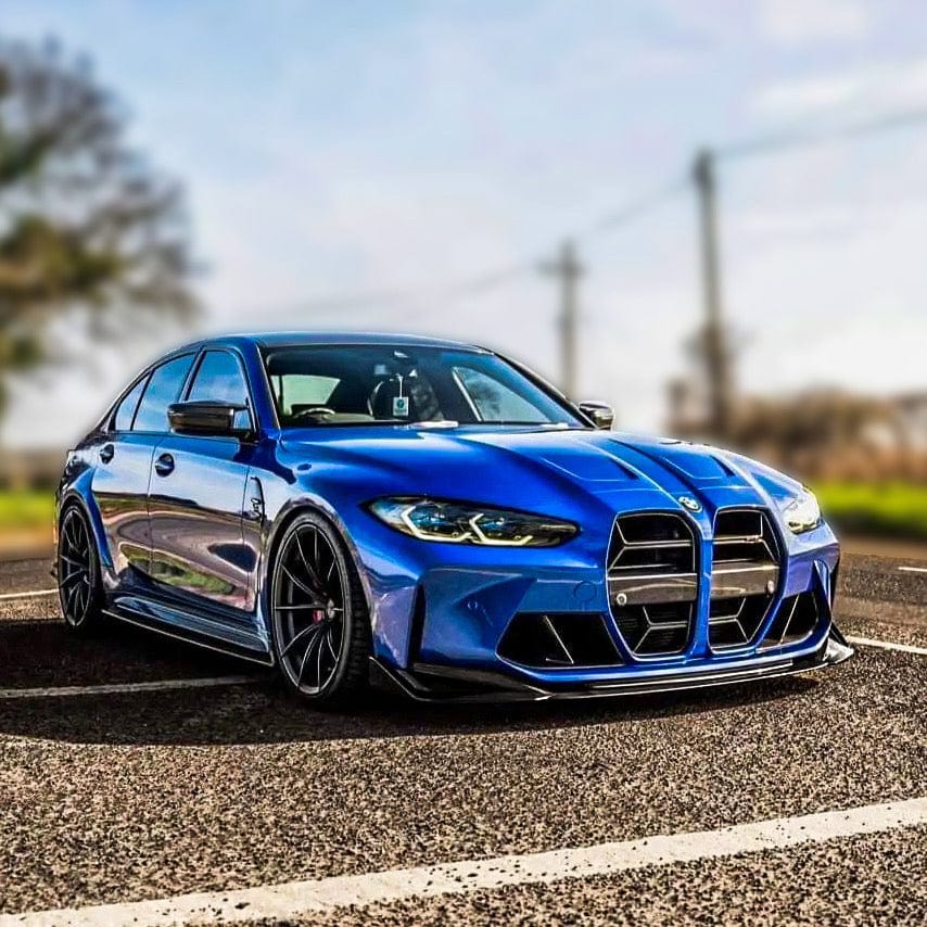 G8X M3/M4 L Style Gloss Black Front Lip - G80/G82/G83