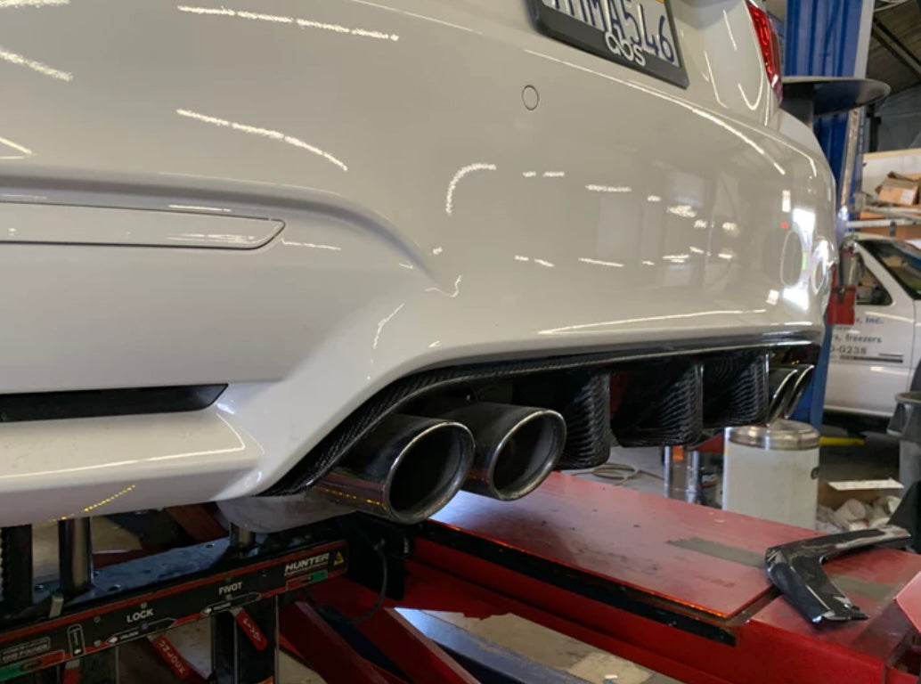 F8X M3 M4 Carbon Fiber MP Big Fin Diffuser