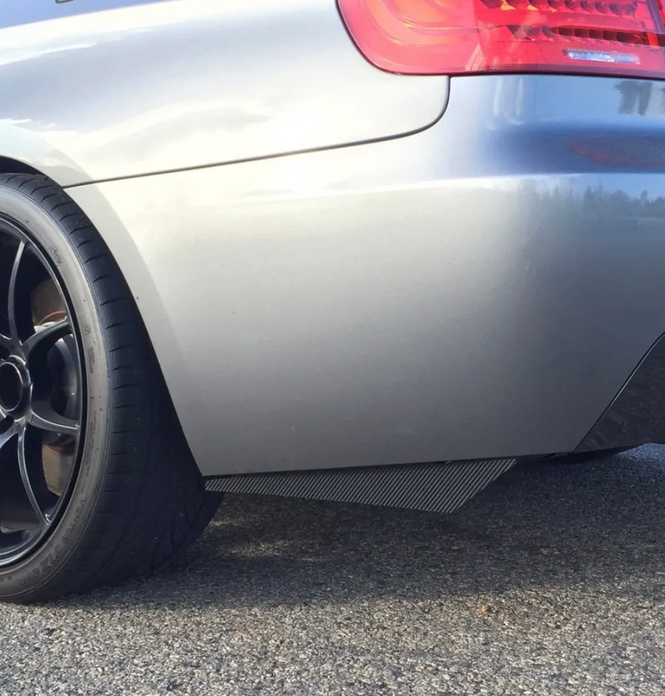 Carbon Fiber Rear Bumper Extensions F8X F3X E9X