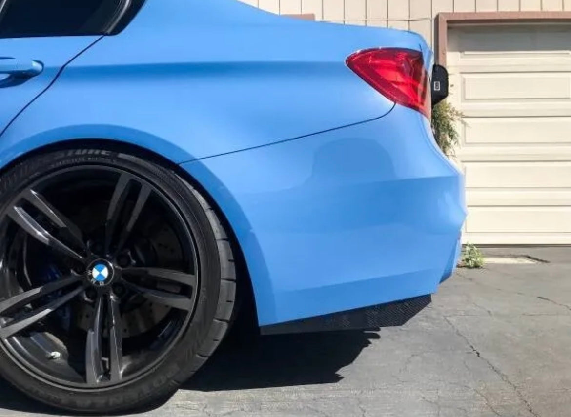 Carbon Fiber Rear Bumper Extensions F8X F3X E9X
