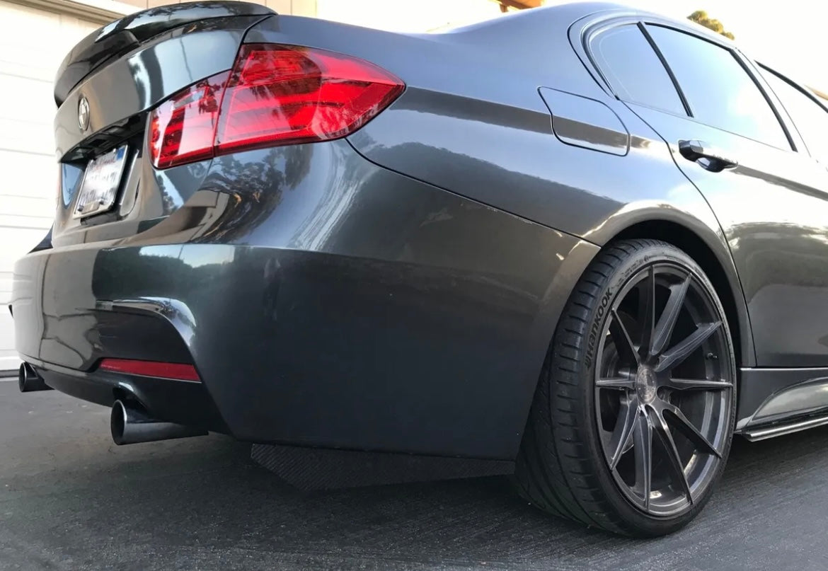 Carbon Fiber Rear Bumper Extensions F8X F3X E9X